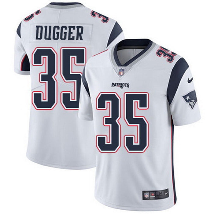 Men's New England Patriots Kyle Dugger Vapor Jersey - White