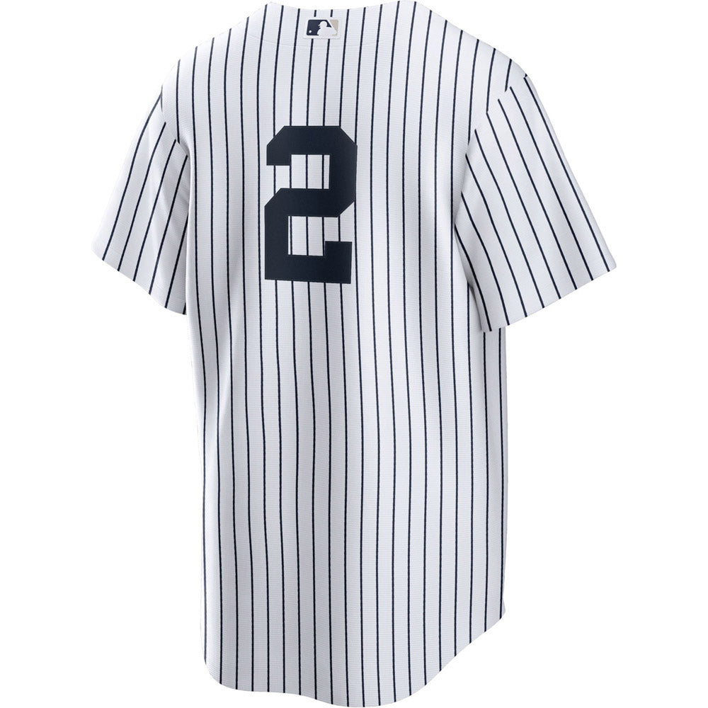 Youth New York Yankees Derek Jeter Replica Home Jersey - White