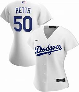 Womens Los Angeles Dodgers Mookie Betts Cool Base Replica Jersey White