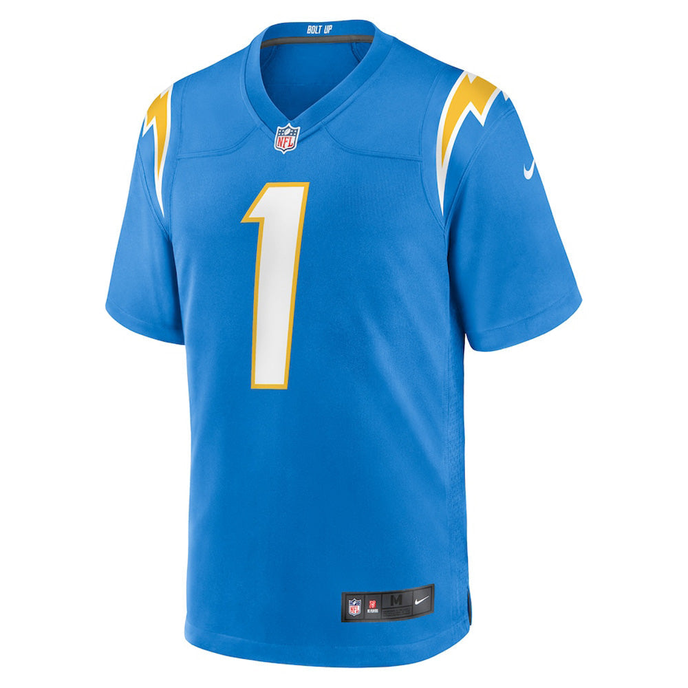 Men's Los Angeles Chargers Quentin Johnston Game Jersey - Powder Blue